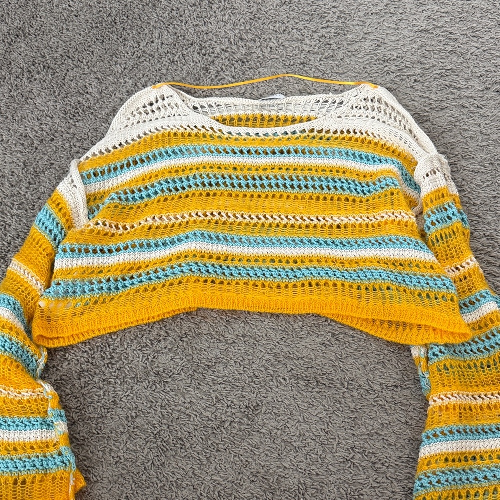 PacSun Multicolor Striped Knit Sweater